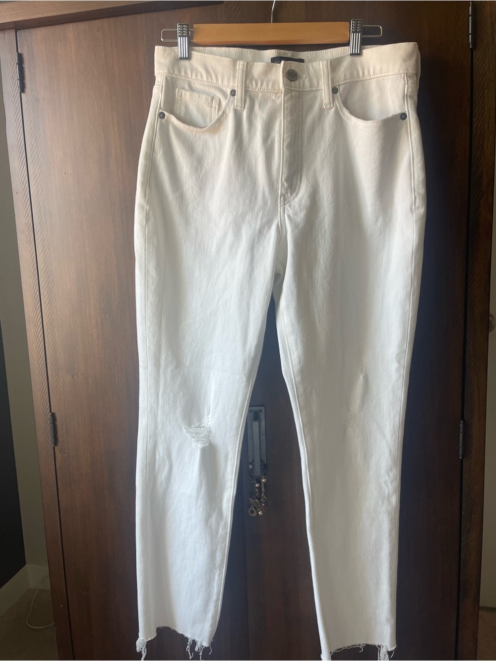 New Banana Republic high rise slim White Jeans - sz 30 women’s